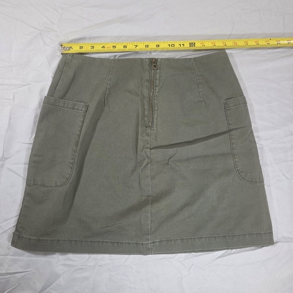A New Day Olive Green Mini Skirt - Picture 5 of 7